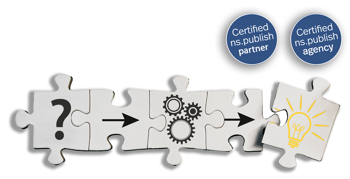 SPARKS ist »CERTIFIED PARTNER« und »CERTIFIED AGENCY« von ns.publish